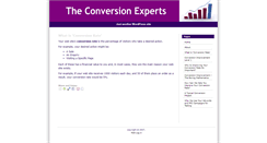 Desktop Screenshot of conversionexperts.com