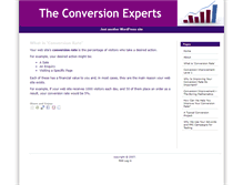 Tablet Screenshot of conversionexperts.com